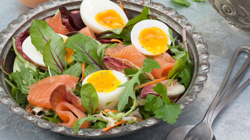 Salade folle aux œufs mollets facile et rapide : découvrez les recettes ... Salade folle aux œufs mollets facile et rapide : découvrez les recettes ...