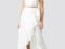Total look blanc : l'ensemble crop top jupe mi-longue 