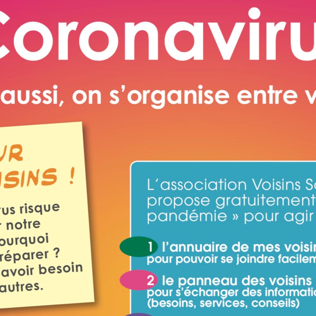 Coronavirus Un Kit A Telecharger Pour Renforcer L Entraide Entre Voisins Durant L Epidemie Femme Actuelle Le Mag