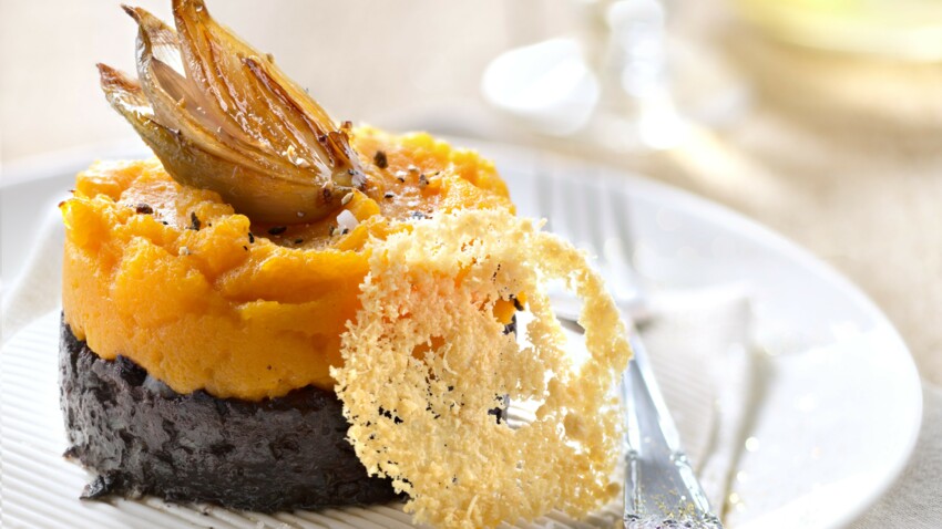 Parmentier De Boudin Noir Au Potiron Decouvrez Les Recettes De Cuisine De Femme Actuelle Le Mag