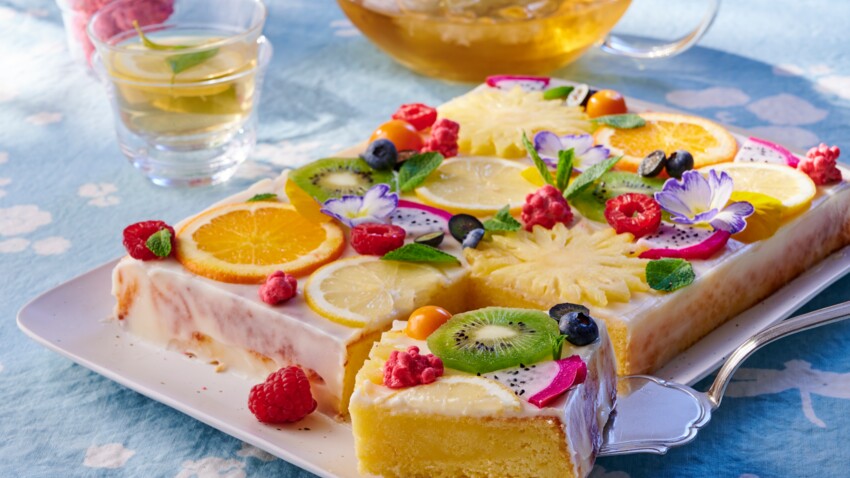 Gateau De Printemps Citronne Decouvrez Les Recettes De Cuisine De Femme Actuelle Le Mag