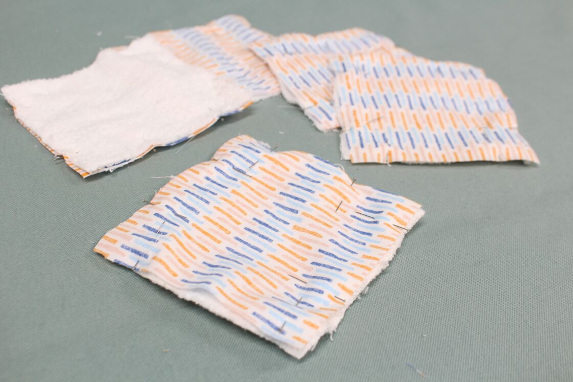 DIY couture : comment faire des lingettes lavables et leur sac de ...