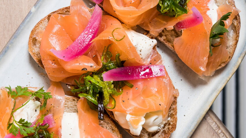 Tartine Gourmande Au Saumon Fume Decouvrez Les Recettes De Cuisine De Femme Actuelle Le Mag