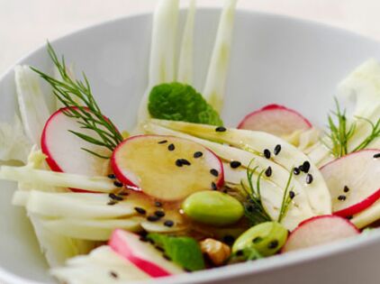 Salade de fenouil et noix avec sauce soja ponzu : découvrez Salade de fenouil grillé : découvrez les recettes de cuisine