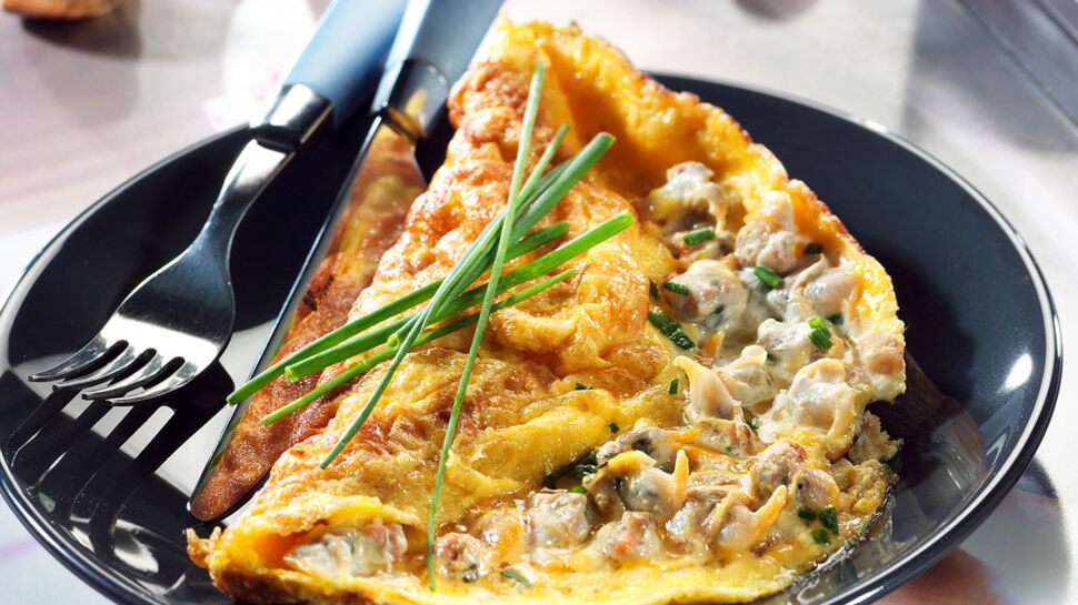 Omelettes aux coques 