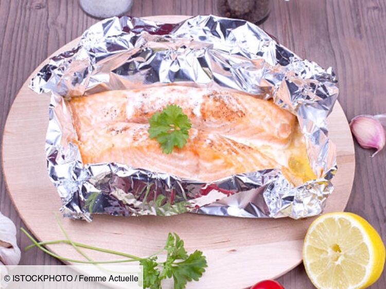 Filet de saumon frais en papillote facile : découvrez les recettes de  Cuisine Actuelle