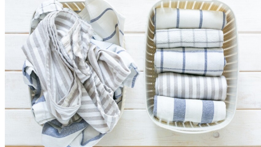 Rangement maison : 4 astuces pour bien plier et ranger son linge de lit ...