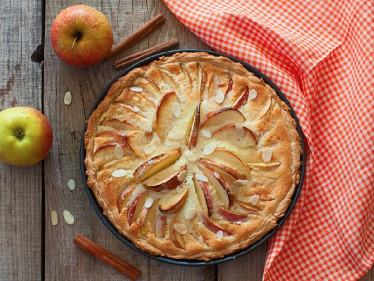 Tarte aux pommes normande facile : découvrez les recettes de Cuisine  Actuelle