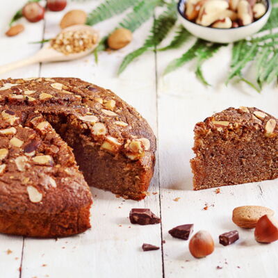 Gateau Au Chocolat Et Fruits Secs Decouvrez Les Recettes De Cuisine De Femme Actuelle Le Mag