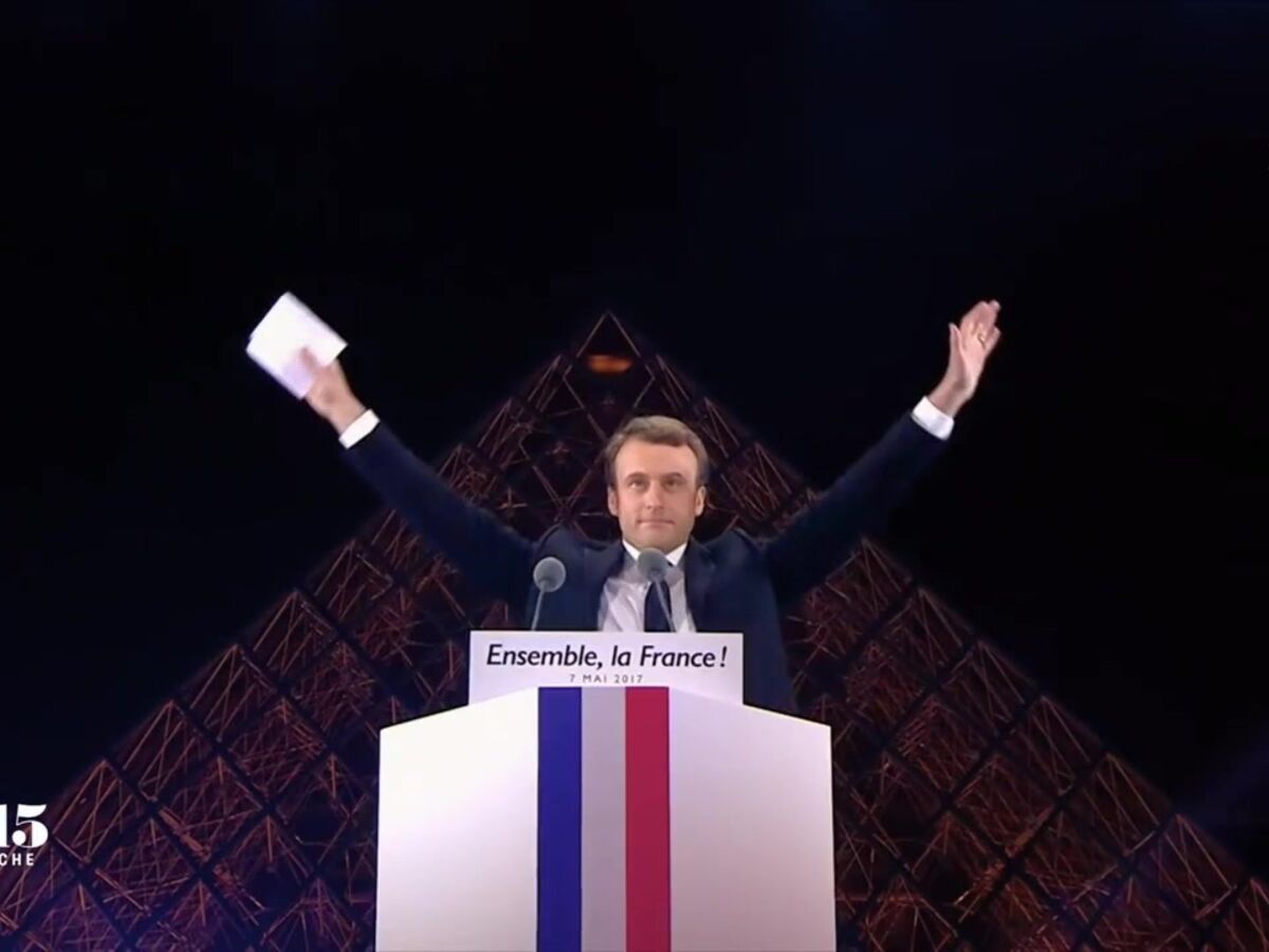Election D Emmanuel Macron Le Recit De Sa Folle Soiree Au Louvre Femme Actuelle Le Mag