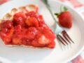 Tarte aux fraises sans crème pâtissière 