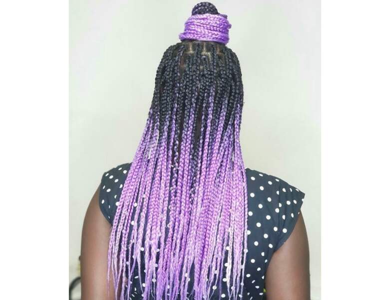 Box braids  les tresses afro tendance Femme Actuelle