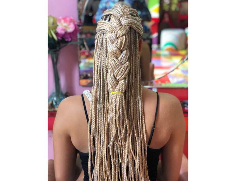 Box braids  les tresses afro tendance Femme Actuelle