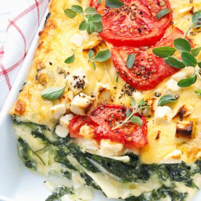 Lasagne Aux Epinards Et A La Feta Decouvrez Les Recettes De Cuisine De Femme Actuelle Le Mag