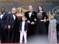John Travolta et sa femme Kelly Preston avec leurs enfants Ella Bleu et Benjamin 
