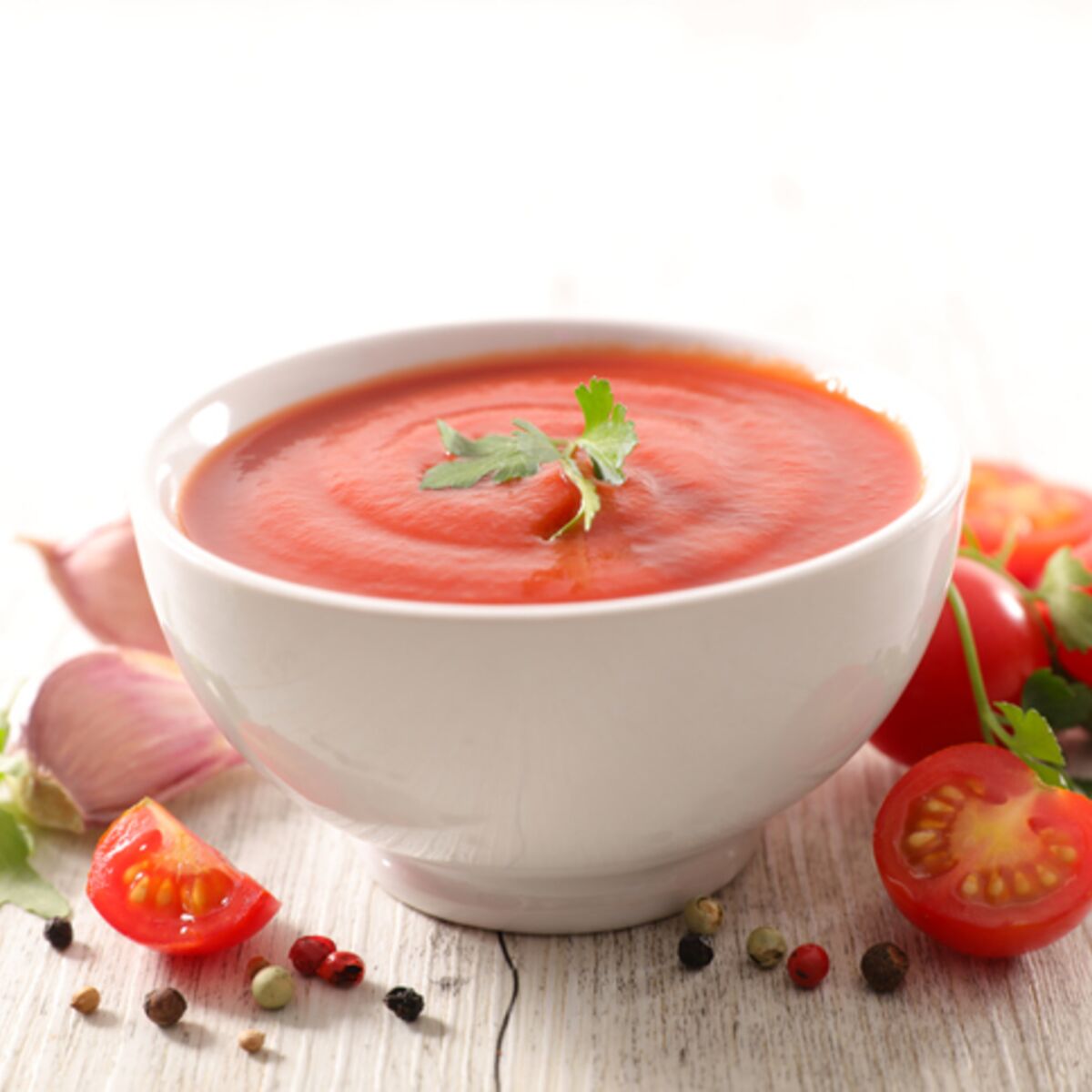 Recette de soupe à la tomate facile et rapide - Blog Cuisine Saine