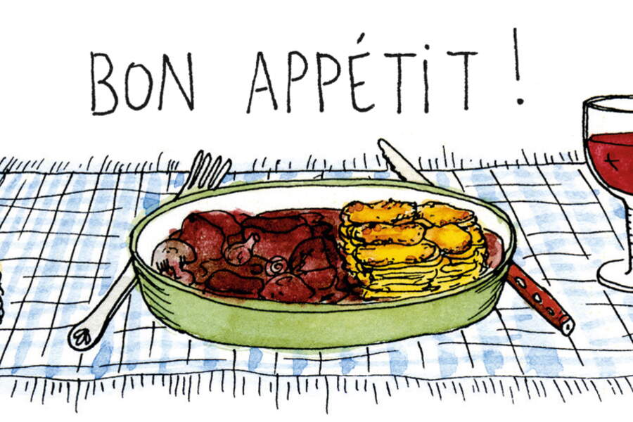 Ginette Mathiot : sa recette du bœuf bourguignon - Femme Actuelle