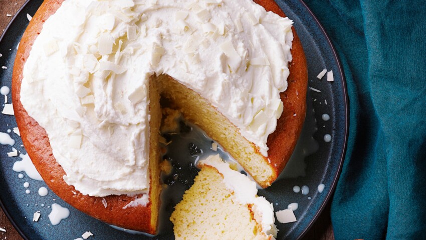 Gateau Mexicain Aux Trois Laits Decouvrez Les Recettes De Cuisine De Femme Actuelle Le Mag