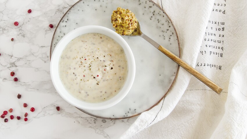 Sauce Au Fromage Blanc Et Moutarde Rapide Découvrez Les Recettes De Cuisine De Femme Actuelle 