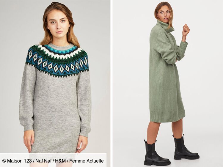 H et m robe pull store
