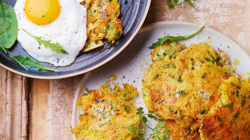 Galettes De Legumes Au Comte Decouvrez Les Recettes De Cuisine De Femme Actuelle Le Mag