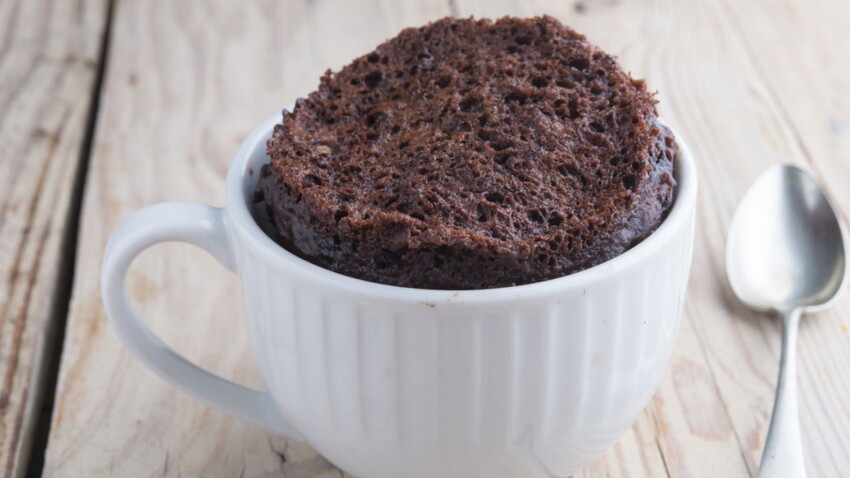 Mug Cake Chocolat Decouvrez Les Recettes De Cuisine De Femme Actuelle Le Mag