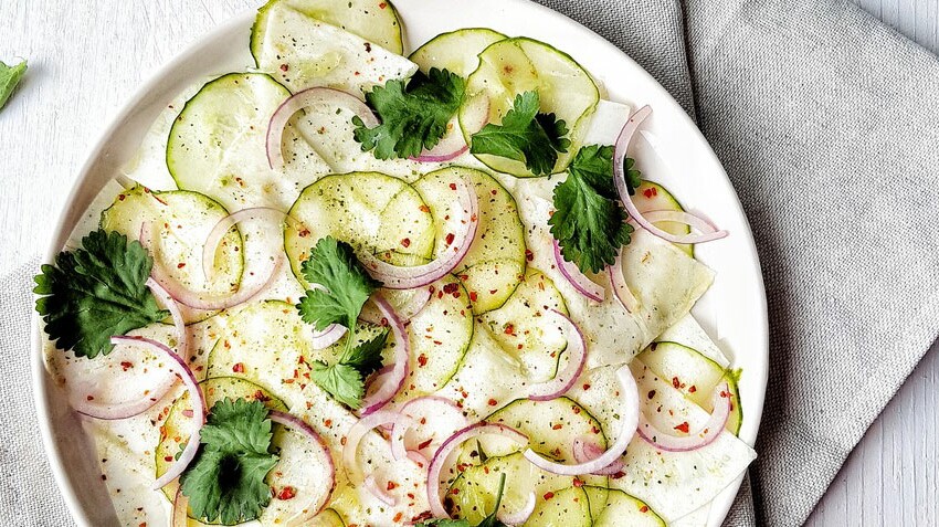Ceviche De Celeri Rave Et Concombre Decouvrez Les Recettes De Cuisine De Femme Actuelle Le Mag