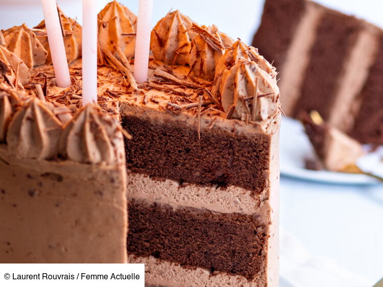 Layer Cake Au Chocolat Decouvrez Les Recettes De Cuisine De Femme Actuelle Le Mag