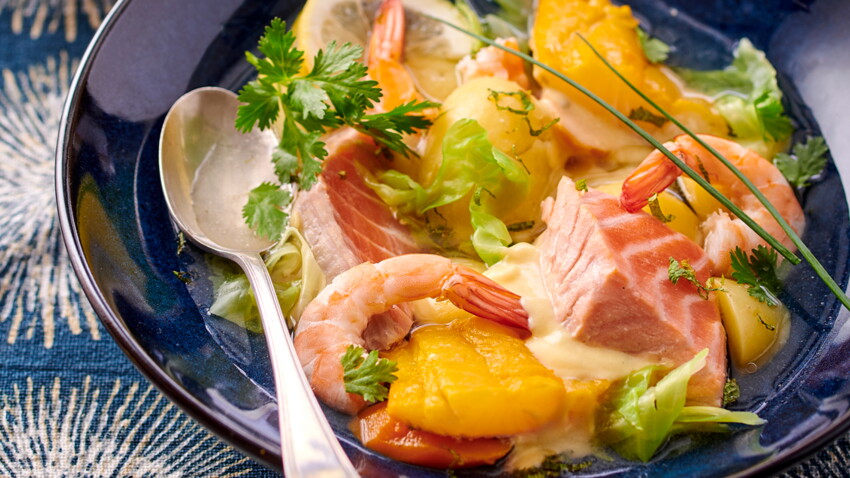Pot-au-feu de la mer et crème citronnée rapide : découvrez les recettes