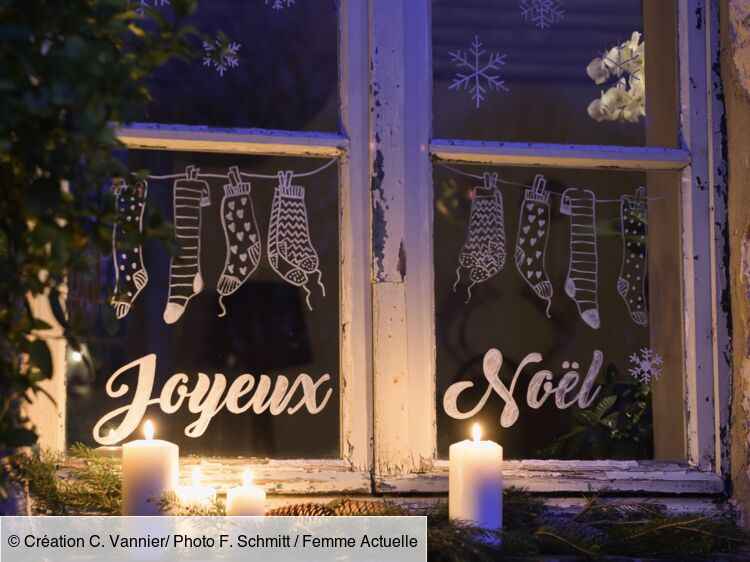 Comment décorer ses vitres pour Noël ? - Marie Claire