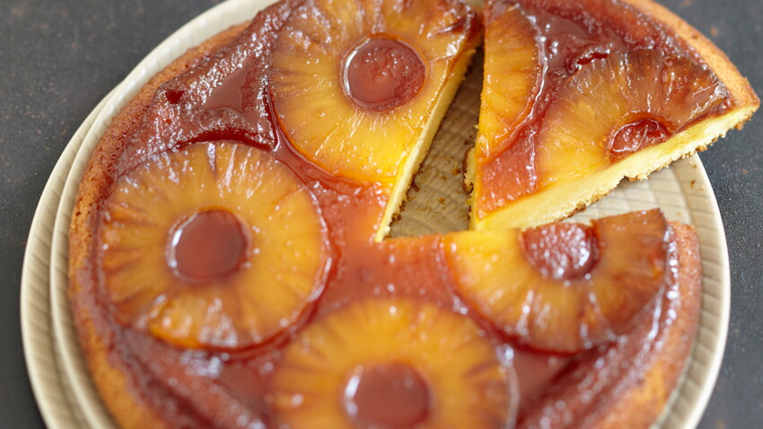 Gateau Renverse A L Ananas Maison Facile Decouvrez Les Recettes De Cuisine De Femme Actuelle Le Mag