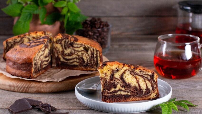 Gateau Marbre De Noel La Recette Facile Et Gourmande Femme Actuelle Le Mag