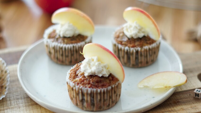 Muffins Aux Pommes Et Haricots Rouges Decouvrez Les Recettes De Cuisine De Femme Actuelle Le Mag