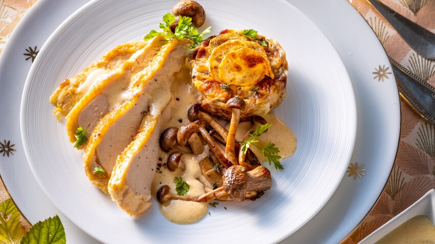 Poularde De Bresse A La Creme Decouvrez Les Recettes De Cuisine De Femme Actuelle Le Mag