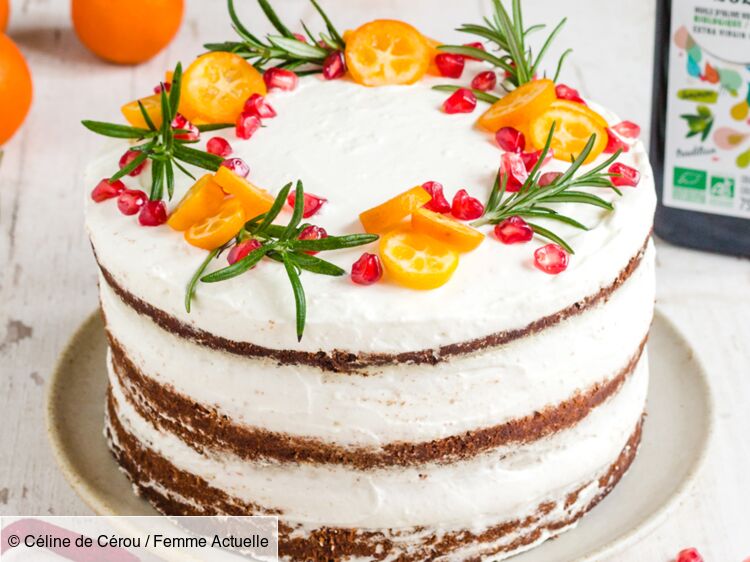 Orange gateau avec decoration de macarons orange saveur cool idee gateau au  chocolat anniversaire gâteau d anniversaire adulte pour femme