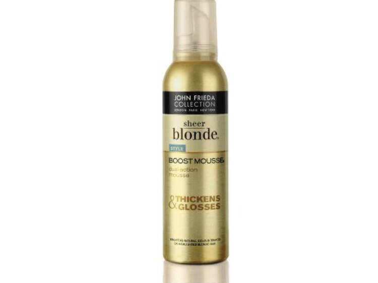 Sheer Blonde Boost Mousse Mousse double action de JOHN FRIEDA