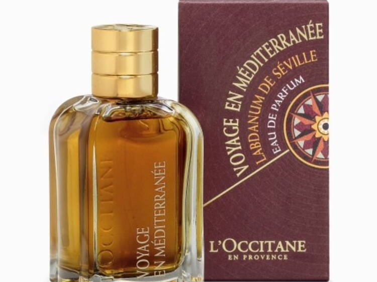 Voyage en Méditerranée Labdanum de Séville de L'OCCITANE, profitez et