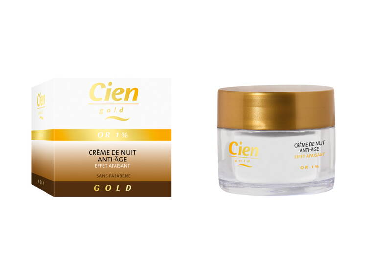 Cien Gold Crème de Nuit AntiÂge de CIEN, profitez et partagez vos