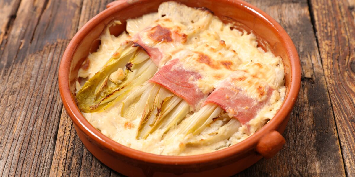 Chicon Flette La Recette Des Endives Facon Tartiflette De Laurent Mariotte Femme Actuelle Le Mag