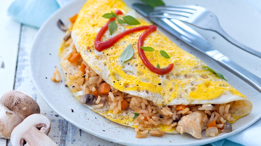 Omelette Japonaise Au Riz Decouvrez Les Recettes De Cuisine De Femme Actuelle Le Mag