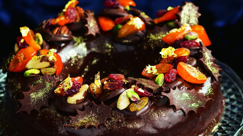 Couronne De Noel Aux Mendiants Decouvrez Les Recettes De Cuisine De Femme Actuelle Le Mag