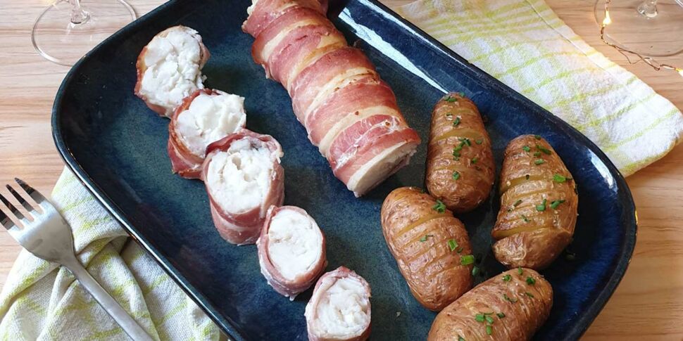 Rôti de lotte au lard facile