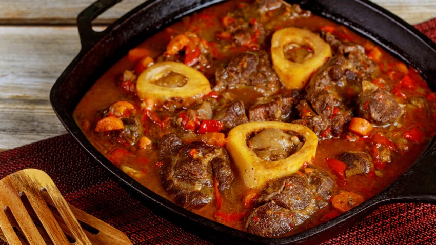 La recette de l'osso-bucco de Cyril Lignac : Femme Actuelle Le MAG