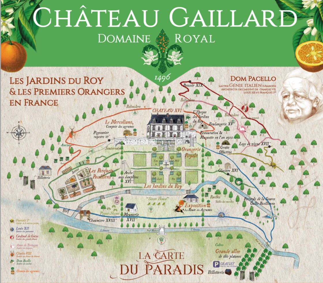 Tout savoir sur le domaine royal de Château-Gaillard à Amboise : Femme ...