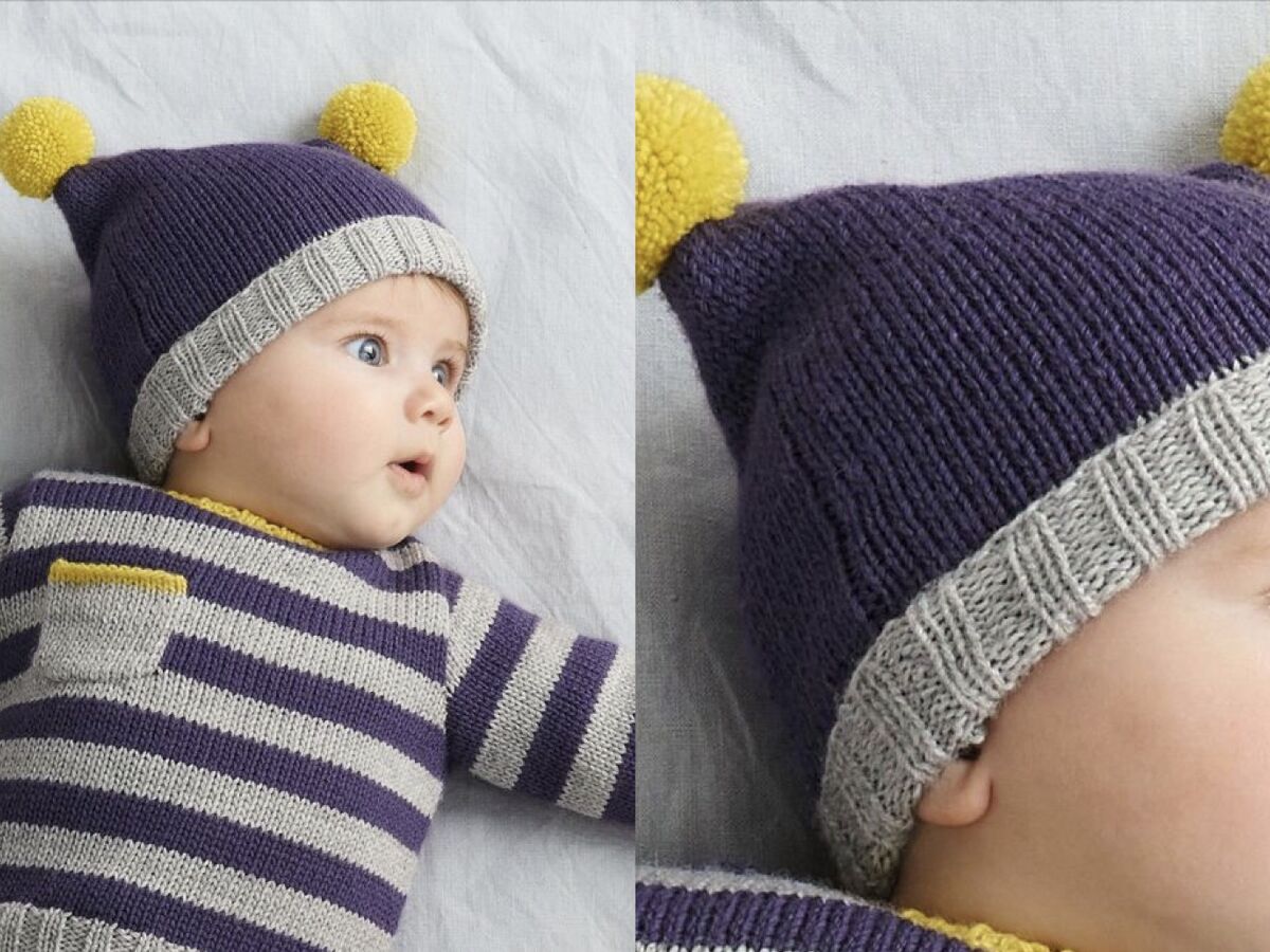 Proficiency Ruined demand Layette : comment tricoter un bonnet en laine pour bébé ? : Femme Actuelle  Le MAG