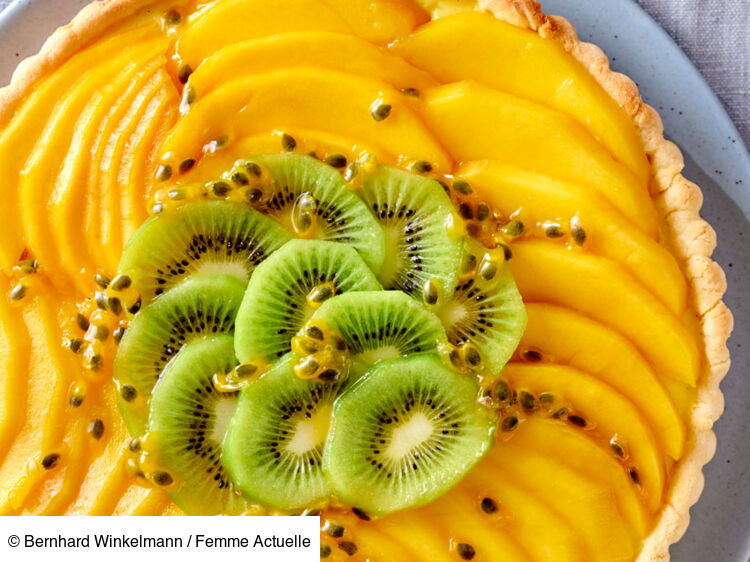 Tarte Aux Fruits Et Creme Passion Decouvrez Les Recettes De Cuisine De Femme Actuelle Le Mag