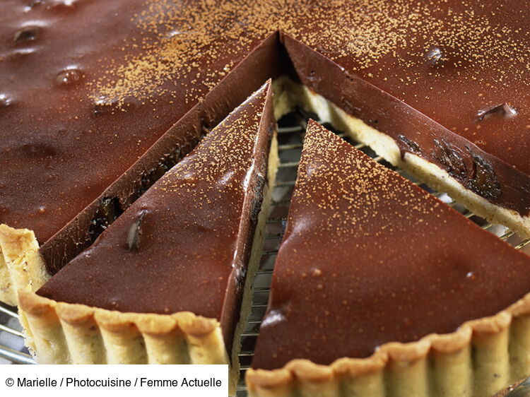 Tarte au chocolat, pruneaux et armagnac facile et rapide découvrez