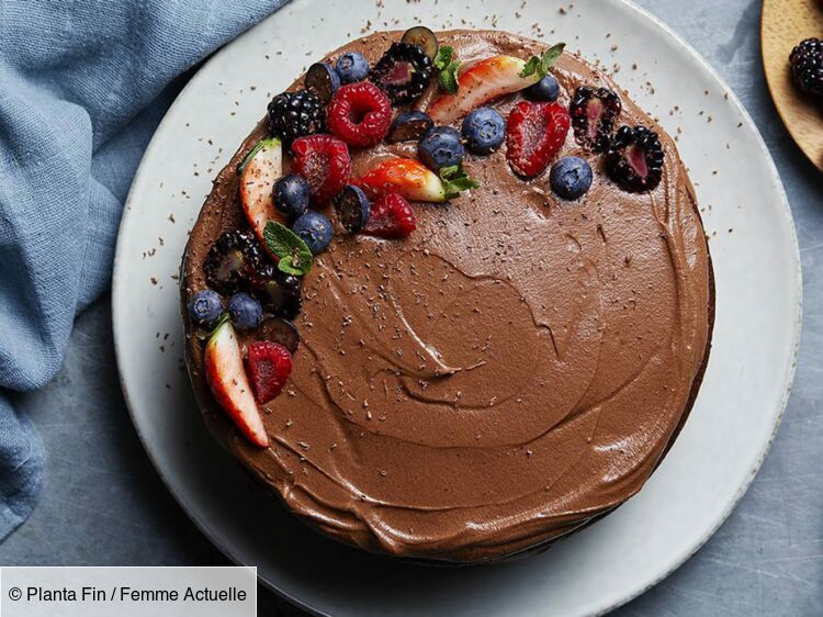 Gâteau au chocolat vegan et écorces d'oranges - Le Sojami