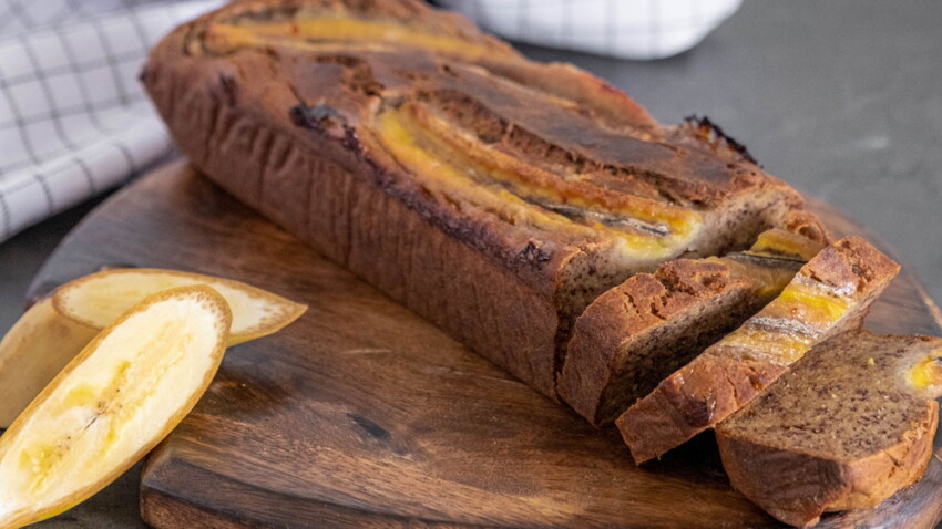 Banana Bread Sans Gluten A La Farine De Manioc Decouvrez Les Recettes De Cuisine De Femme Actuelle Le Mag