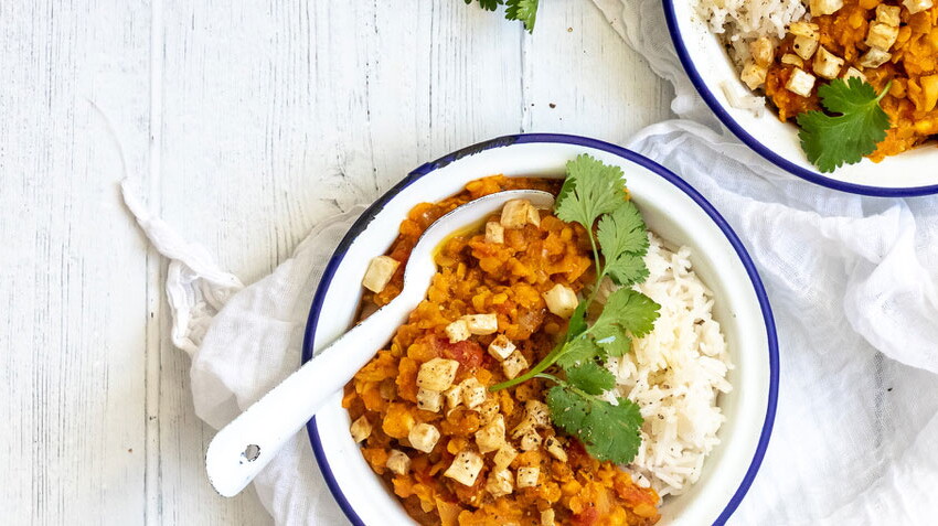 Dhal De Lentilles Corail Et Celeri Rave Roti Decouvrez Les Recettes De Cuisine De Femme Actuelle Le Mag